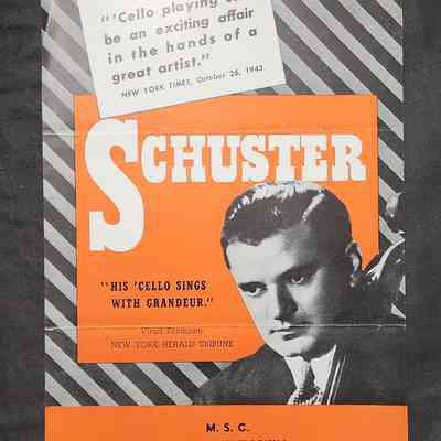 Schuster MSC Auditorium Flier