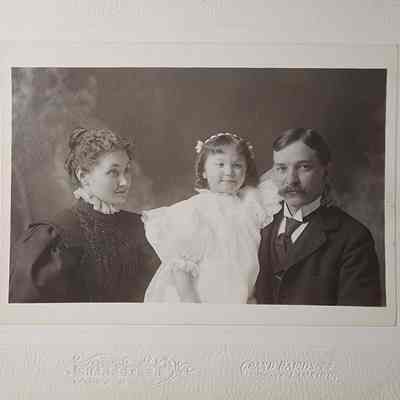 Portrait of a Family Cabinet Card by Sharpsteen