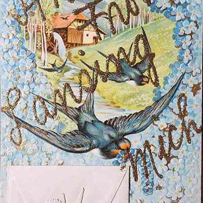 A Note from Lansing, Mich. Postcard