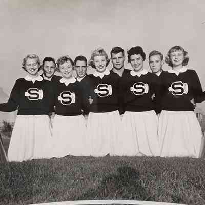 Spartan Cheerleaders, c. 1950s
