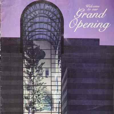 Michigan History Center Grand Opening Program