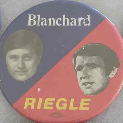 Blanchard-Riegle Jugate Coattail Button