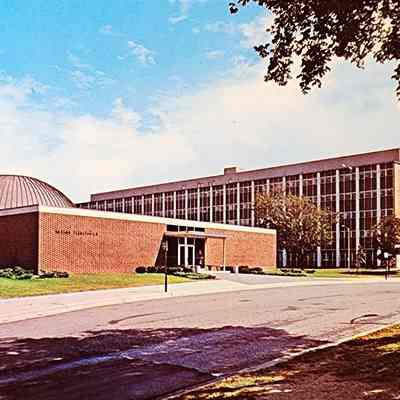 Abrams Planetarium, Michigan State University, Postcard