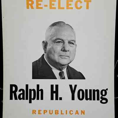 Ralph H. Young for State Representative Reelection Campaign Poster