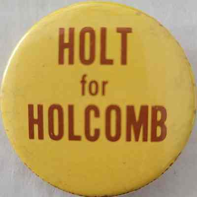 Holt for Holcomb Button