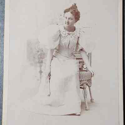 Kate Cushman Parmelee Cabinet Card by Paddack