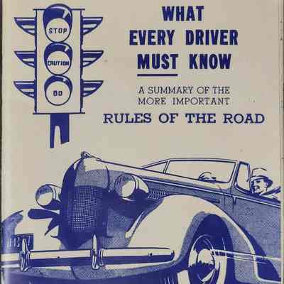 What Every Driver Must Know Pamphlet