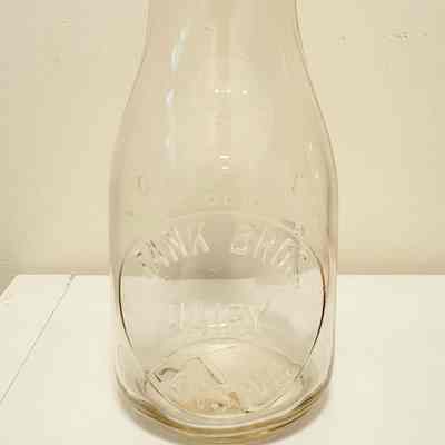 Tank Bros. Dairy Embossed Pint Bottle