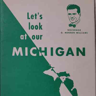 Let's Look at Our Michigan, Williams, Booklet, 1954