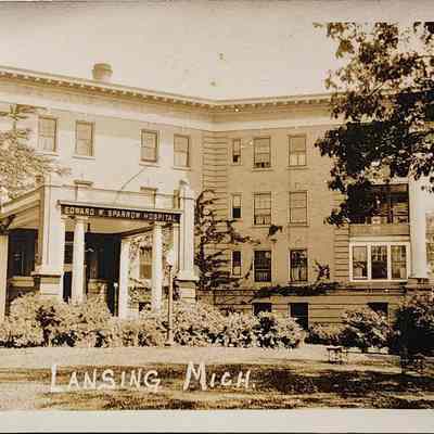 Edward W. Sparrow Hospital, Lansing, Mich. RPPC