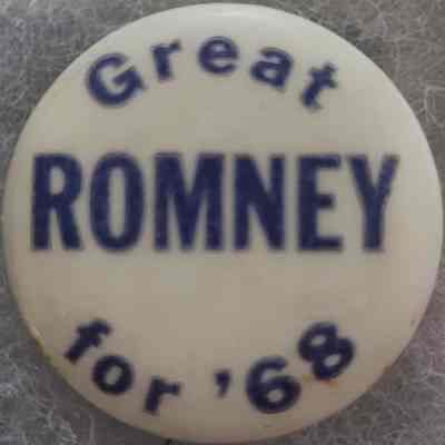 Great Romney for '68 Button