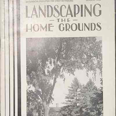 Landscaping the Home Grounds, MSC Extension Bulletin, 1946