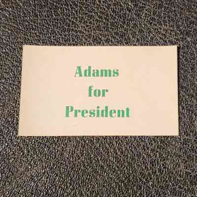 Adams for President Sticker