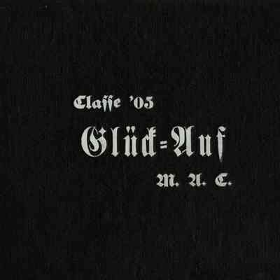 Gluck Auf 1905 MAC Yearbook