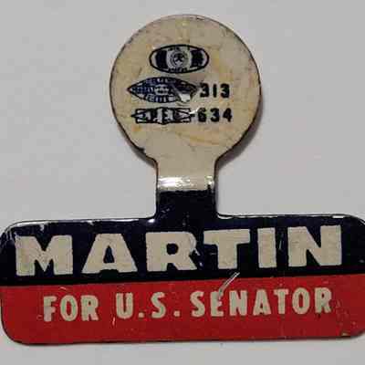 Martin for U.S. Senator Tab