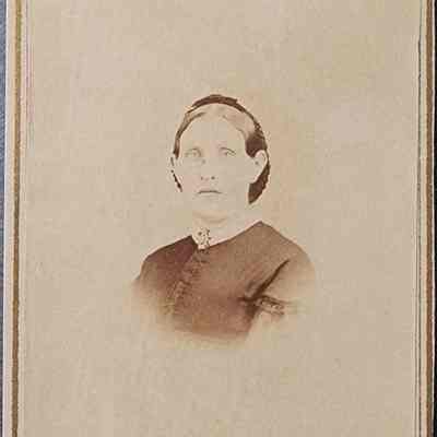 Portrait of a Woman CDV by Cheney