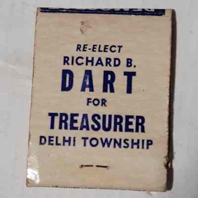 Richard Dart Delhi Treasurer Matchbook