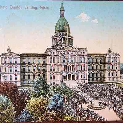 Michigan State Capitol, Lansing, Mich. Postcard