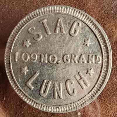 Stag Lunch 5-Cent Token