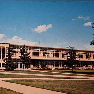 Brody Hall Dormitories, Michigan State University, East Lansing, Michigan, Postcard