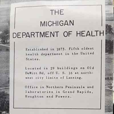 Michigan Department of Health Pamphlet