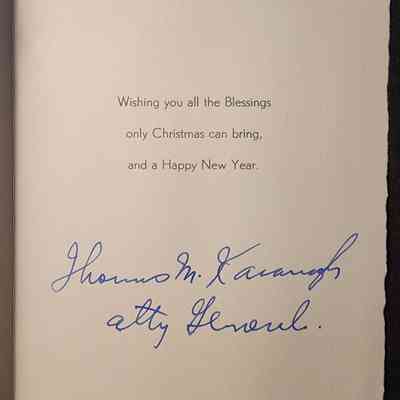 Thomas M. Kavanagh Christmas Card, 1955