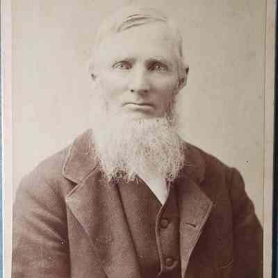 Mr. Crane Cabinet Card by Savigny and Christmas