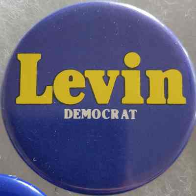 Levin Democrat Button