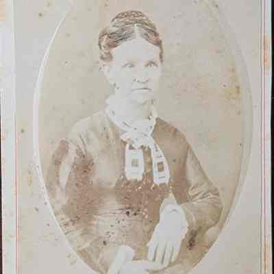 Portrait of a Woman CDV by McKenzie