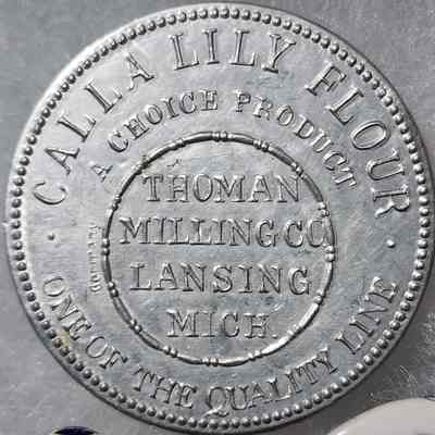 Thoman Milling Co. Advertising Mirror