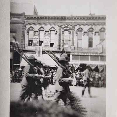Lansing Soldiers Parade Snapshot Photo
