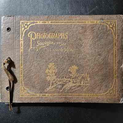 Photographs Souvenir of Lansing, Mich. Unused Album