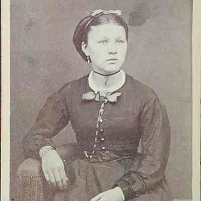 Mary Rehenbottom Sleight Portrait CDV by Heath