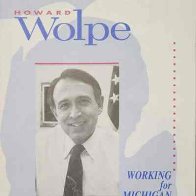 Howard Wolpe for Governor Pamphlet