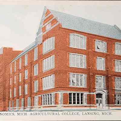 Home Economics, Mich. Agricultural College, Lansing, Mich. Postcard