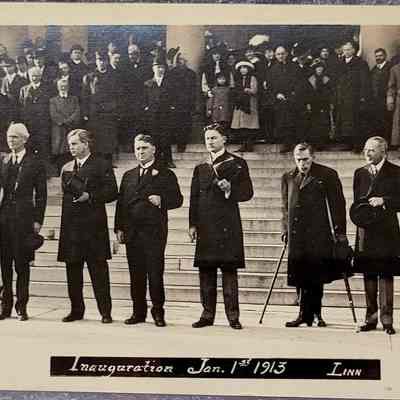 Inauguration 1913, Ferris, RPPC by Linn
