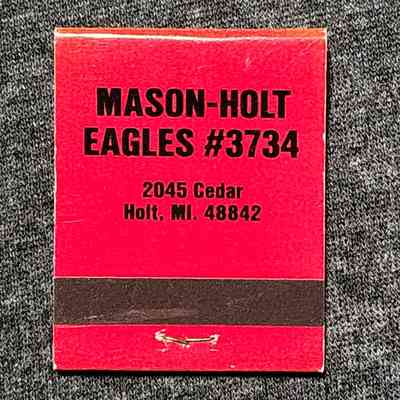 Mason-Holt Eagles #3734 Matchbook
