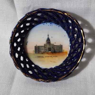 State Capitol Porcelain Souvenir Dish