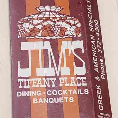 Jim's Tiffany Place, Lansing, Matchbox