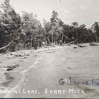 Eight Point Lake, Evart, Mich. RPPC