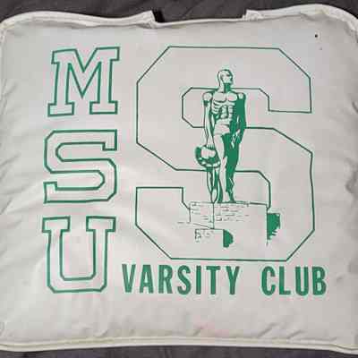 MSU Varsity Club Advertising Seat Cushion