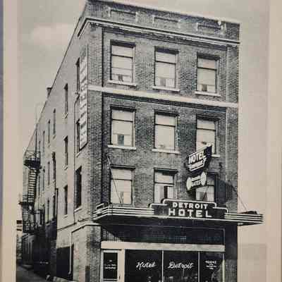 Hotel Detroit Postcard