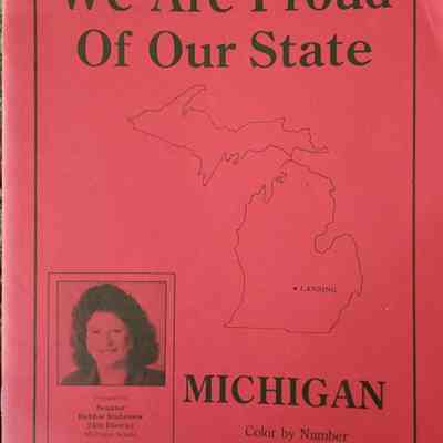 We Are Proud Of Our State, Michigan Coloring Book, Stabenow