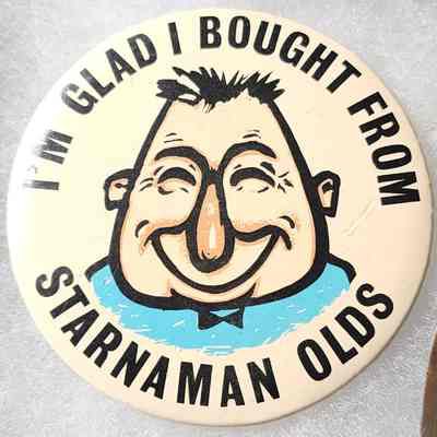 I'm Glad I Bought from Starnaman Olds Button