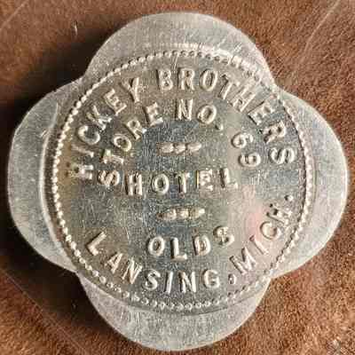 Hickey Brothers Hotel Olds 50-Cent Token