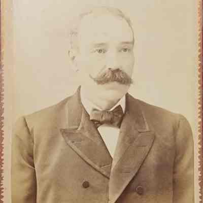 Portrait of a Man Cabinet Card by Cheney & Lawson