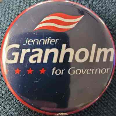 Jennifer Granholm for Governor Button