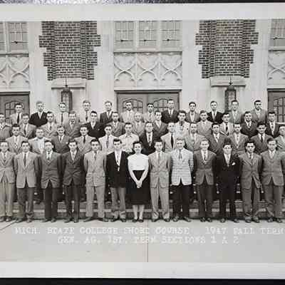 Michigan State College Short Course 1947 Fall Term Photo