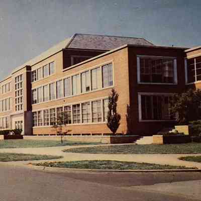 Physics-Mathematics Building, Michigan State College, East Lansing, Michigan, Postcard