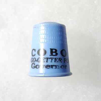 Cobo A Go-Getter for Governor Blue Thimble